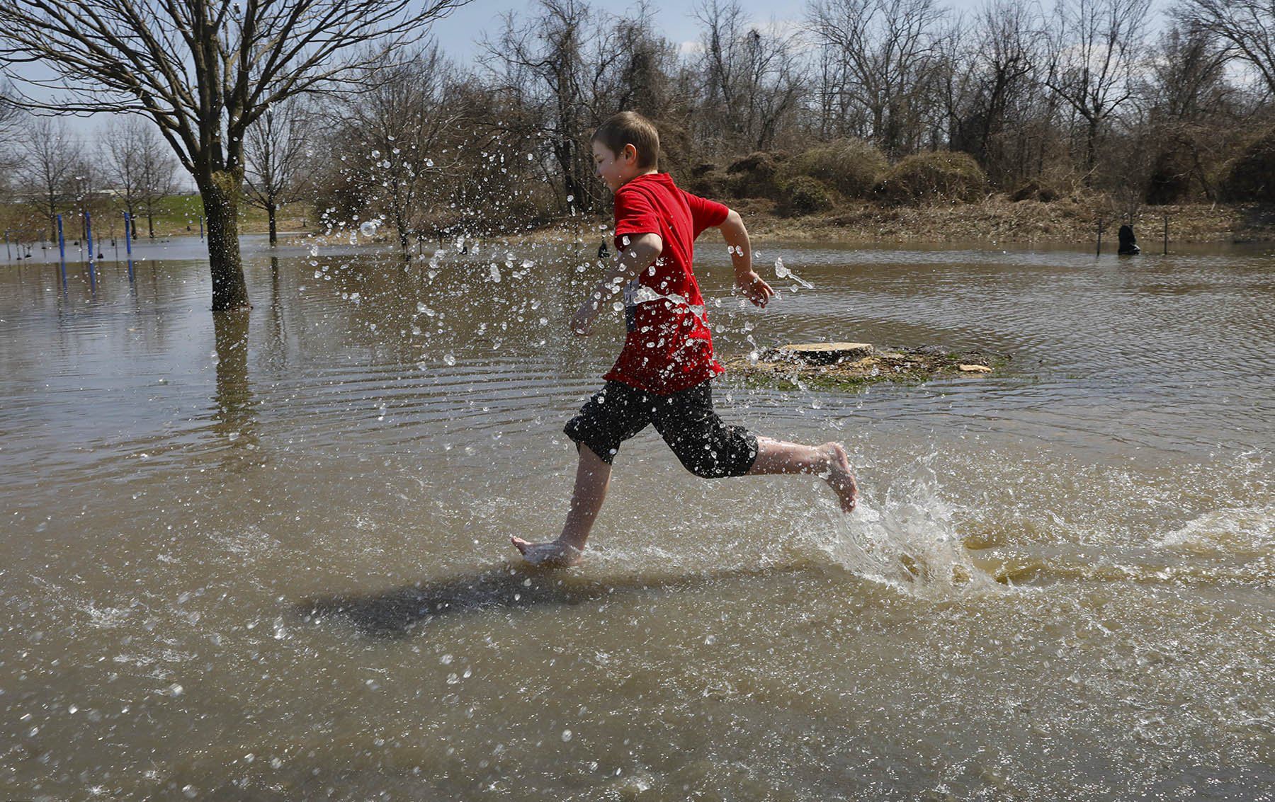 River Des Peres is backing up into low-lying Lemay